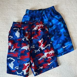 NIKE camo boys swim trunks bundle! 🏊🏻‍♂️🩳